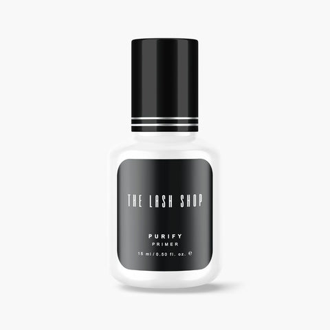 bottle of purify lash adhesive