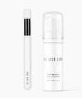 balanced cleanser with lash brush