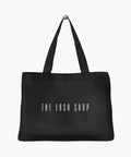 front of tote bag with logo