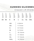 comparison chart for crescent gummies