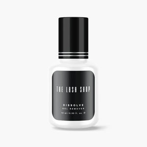 bottle of dissolve gel remover
