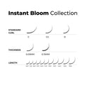 instant bloom lash chart