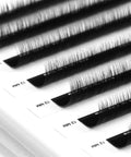 back view of a strip of mynk 0.05mm lashes