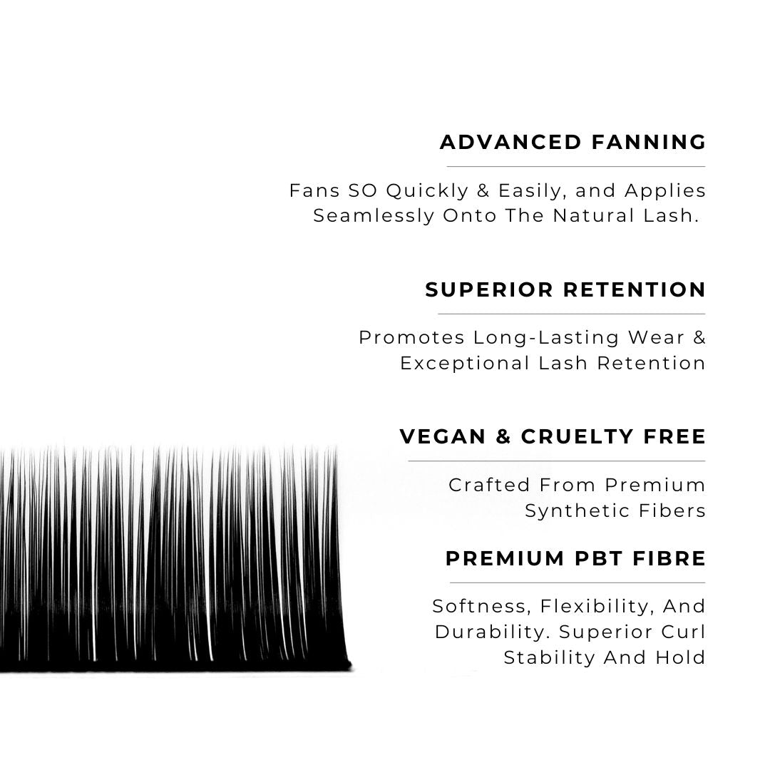 strip of mynk 0.07mm lashes with features