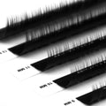 back view of a strip of mynk 0.07mm lashes