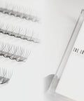 demo on how to set up lash tile for premade lash fans