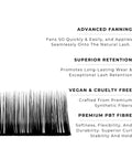 strip of satin silk 0.03mm lashes with features
