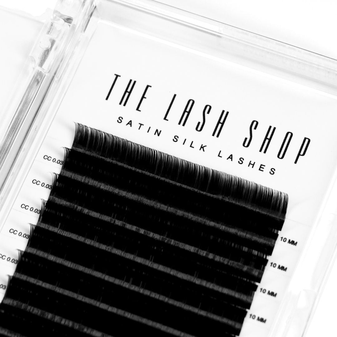 satin silk 0.03mm lash tray