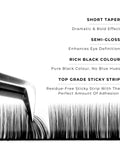 strip of satin silk 0.03mm lashes with features