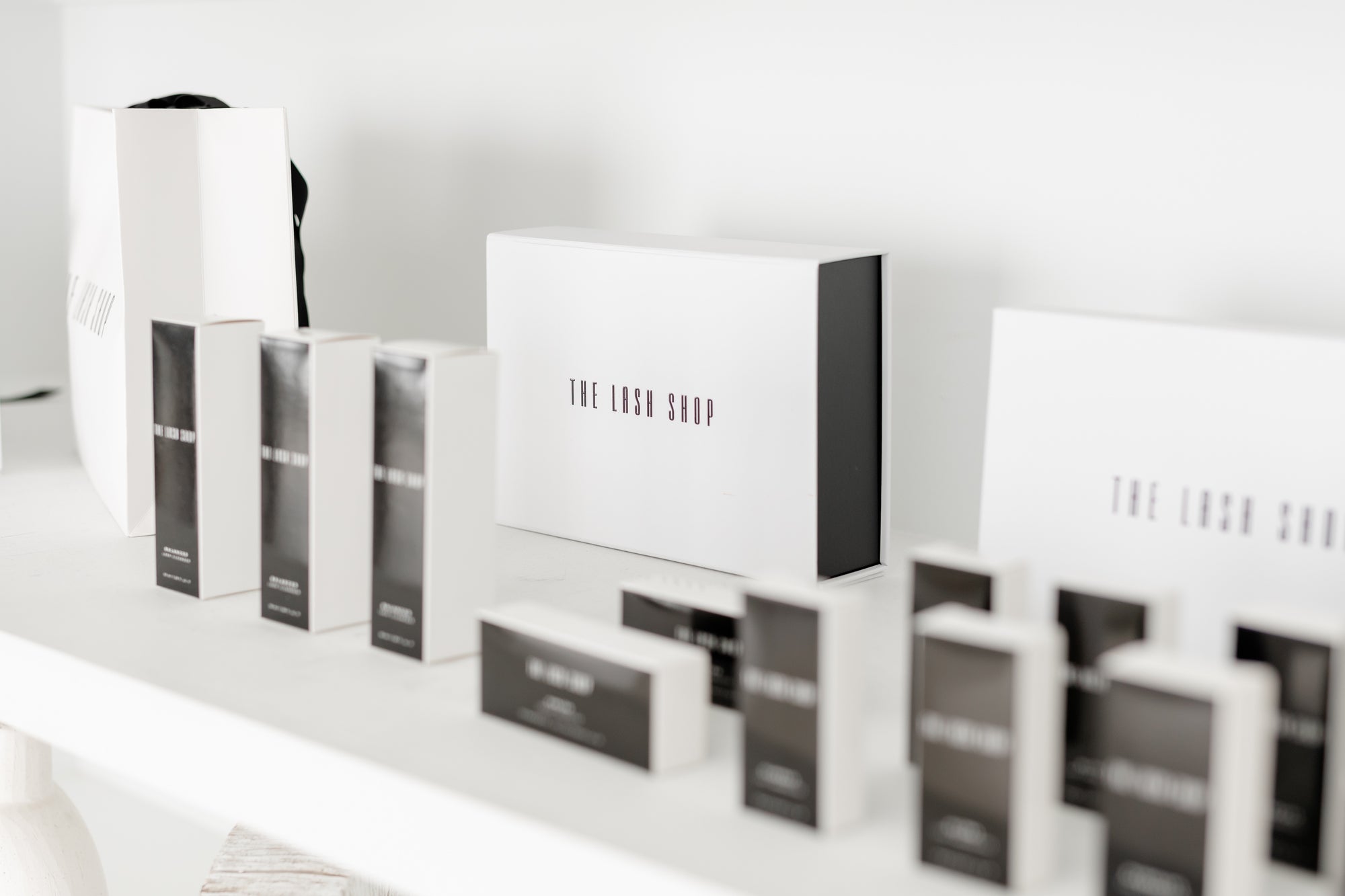 tls products on display shelf