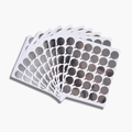 Silver Adhesive Stickers